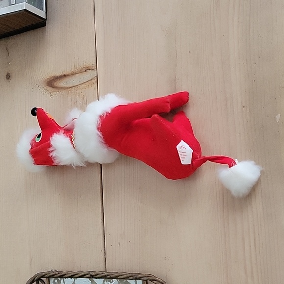 Vintage Herman Pecker & Co. Red Felt Poodle Dog -2 - Picture 3 of 5